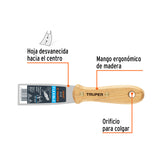 ESPÁTULA FLEXIBLE 1' CON MANGO DE MADERA, TRUPER
