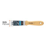 ESPÁTULA FLEXIBLE 1' CON MANGO DE MADERA, TRUPER