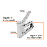 ENGRAPADORA TIPO PISTOLA PARA ¼',5/16', 3/8', CON 200 GRAPAS