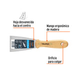 ESPÁTULA FLEXIBLE 2' CON MANGO DE MADERA, TRUPER