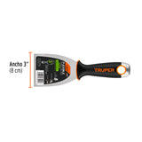 ESPÁTULA FLEXIBLE 3' ACERO INOX. MANGO COMFORT GRIP, EXPERT