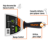 ESPÁTULA FLEXIBLE 5' ACERO INOX. MANGO COMFORT GRIP, EXPERT
