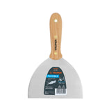 ESPÁTULA FLEXIBLE 6' CON MANGO DE MADERA, TRUPER