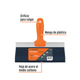 ESPÁTULA TAPIZADORA DE 10' ACERO AL MEDIO CARBONO, TRUPER