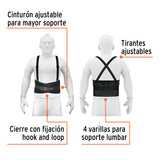 FAJA LUMBAR CON TERCER CINTURÓN, TALLA M, TRUPER