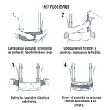 FAJA LUMBAR CON TERCER CINTURÓN, TALLA XG, TRUPER