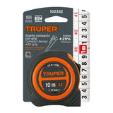 FLEXÓMETRO COMPACTO CONTRA IMPACTOS 10 M CINTA 25 MM, TRUPER