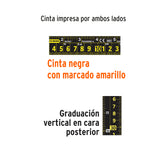 FLEXÓMETRO CONTRA IMPACTOS 5 M, CINTA NEGRA 19 MM, TRUPER
