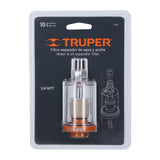 FILTRO SEPARADOR DE AGUA Y ACEITE, CUERDA 1/4' NPT, TRUPER