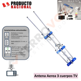 ANTENA AEREA 3 CUERPOS TV