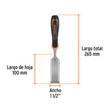 FORMÓN 1-1/2' MANGO COMFORT GRIP, TRUPER