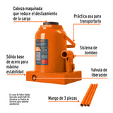 GATO HIDRÁULICO DE BOTELLA DE 50 TON, TRUPER
