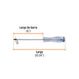 DESARMADOR DE CRUZ DE GOLPE 1/4' X 6', TRUPER EXPERT