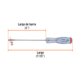 DESARMADOR PLANO DE GOLPE 1/4' X 6', TRUPER EXPERT