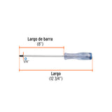 DESARMADOR DE CRUZ DE GOLPE 5/16' X 8', TRUPER EXPERT