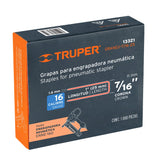CAJA CON 1000 GRAPAS CORONA 7/16' CAL. 16, 25MM P/ENNE-160
