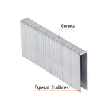 CAJA CON 1000 GRAPAS CORONA 7/16' CAL. 16, 45MM P/ENNE-160
