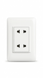 TOMACORRIENTE DOBLE BTICINO SENCIA 16A 250V "ORIGINAL"
