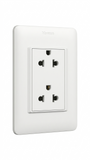 TOMACORRIENTE DOBLE TIERRA BTICINO SENCIA 16A 250V "ORIGINAL"