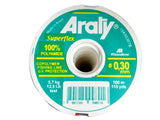 HILO PESCAR NYLON #30 "ARATY "100MT  ( VERDE) x 10 PCS