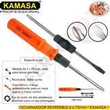 DESARMADOR REVERSIBLE 6 x 75mm " KAMASA "