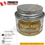 PEGAMENTO TUBO DORADO C/BROCHA 1/64"