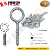ARMELLA CERRADA ZINCADA  1/2" (100PCS)
