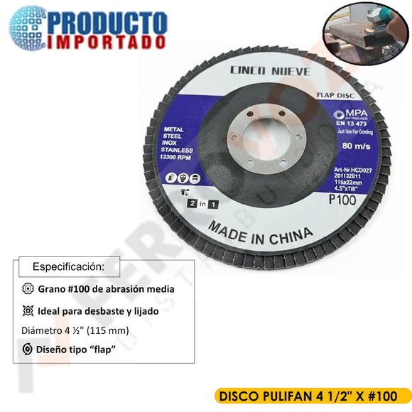 DISCO PULIFAN 4 1/2