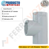 TEE AGUA 1/2" C/R PESADO "PAVCO"