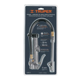 INFLADOR CALIBRADOR, CABEZA DOBLE, PROF. 1/4' NPT, TRUPER