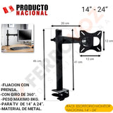 RACK ESCRITORIO MONITOR IMPORTADO 12" - 24"