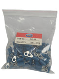 TERMINAL ELECTRICO AISLANTE OJAL RV 2 - 4 AZUL 5/32" 16-14AWG  ( 100 PCS )