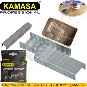 GRAPAS  GRAPADORA 0.7 x 10 x 10 mm " KAMASA"