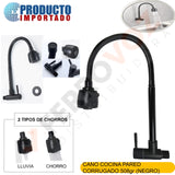 CAÑO COCINA PARED CORRUGADO  508 GR. (NEGRO )