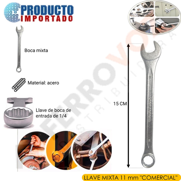 LLAVE MIXTA 11 mm 