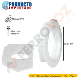 CONTRATUERCA P/ COLETA 1 1/2" PVC