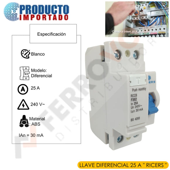 LLAVE DIFERENCIAL 25 A 