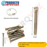 STOVE BOLTS TROPICALIZADO 6/32 X 1 1/2" (500 unid)