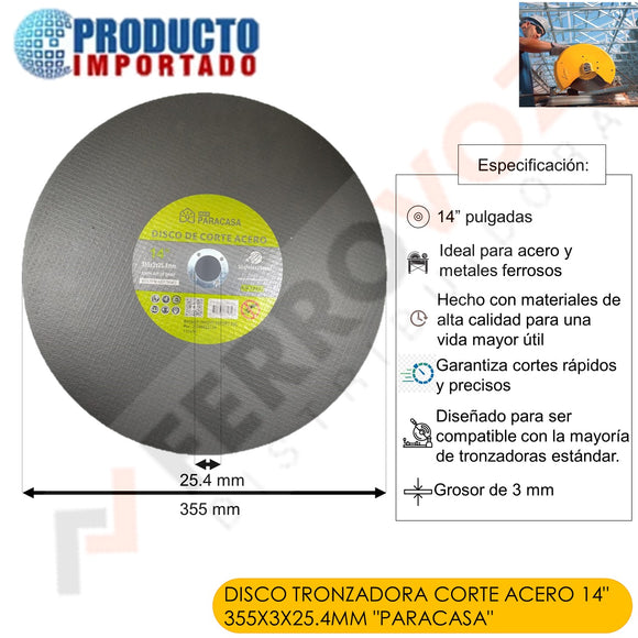 DISCO METAL TRONZADORA 14