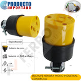 ENCHUFE HEMBRA MONO INDUSTRIAL  COMERCIAL