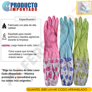 GUANTES JEBE LAVAR CODO AFRANELADO