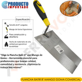 PLANCHA BATIR 8" MANGO GOMA comercial