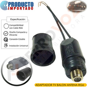 ADAPTADOR TV  BALON ANTENA RG6