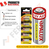 PILAS ALCALINA 12V A23 "OPALUX" (5PCS)