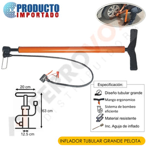 INFLADOR TUBULAR GRANDE PELOTA