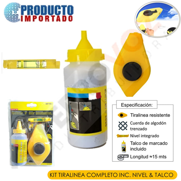 KIT TIRALINEA COMPLETO INC. NIVEL & TALCO