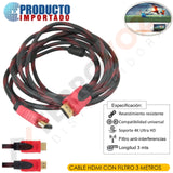 CABLE HDMI CON FILTRO 3 METROS