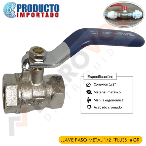 LLAVE PASO METAL 1/2