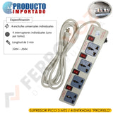SUPRESOR PICO 3 MTS / 4 ENTRADAS "PROFIELD"