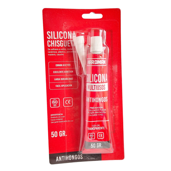SILICONA MULTIUSOS SACHET ACETICA ANTIHONGOS 50GR 